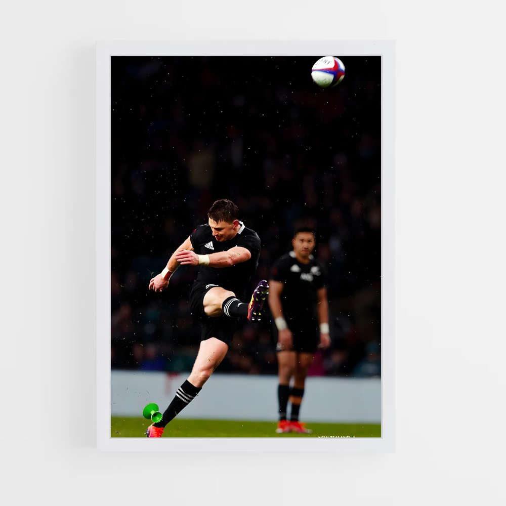 Poster L'Élan de Beauden – affiche Rugby (vue 3)